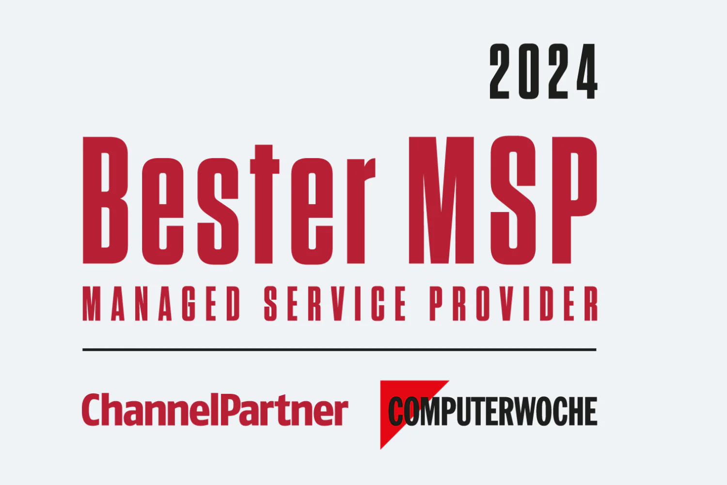 Logo der Umfrage zum besten Managed Service Provider (kurz: MSP) 2024